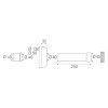 Oli Teleskoprohr Durchmesser 45/40x130 250 mm OL0602501 Oli Teleskoprohr Durchmesser 45/40x130 250 mm OL0602501