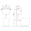 Oli Gemma Außenspülkasten mit Rohr Durchmesser 50/40 OL0461501 Oli Gemma Außenspülkasten mit Rohr Durchmesser 50/40 OL0461501