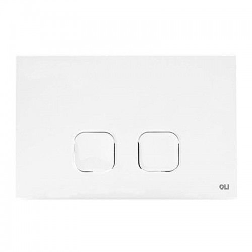 Oli Plain Dual 2-Mengen-Spülung Betätigungsplatte Weiß OL0070826 Oli Plain Dual 2-Mengen-Spülung Betätigungsplatte Weiß OL0070826