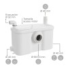 SFA Watersan 3 Hebeanlage für Badezimmer WS3 SFA Watersan 3 Hebeanlage für Badezimmer WS3