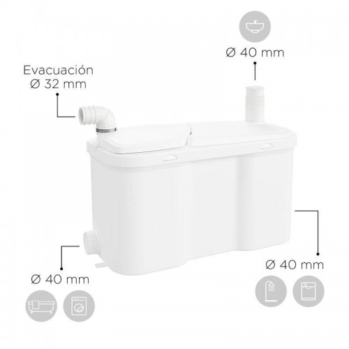 SFA Watersan 20 Schmutzwasserhebeanlage für Küche, Wasch- und Haushaltsgeräte WS20 SFA Watersan 20 Schmutzwasserhebeanlage für Küche, Wasch- und Haushaltsgeräte WS20