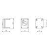 Palazzoli Aufputz Trennschalter 3X16A IP65 209163 Palazzoli Aufputz Trennschalter 3X16A IP65 209163