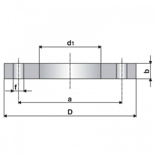 Oter Glatter Flansch aus Stahl UNI 2278 1 1/4 D7804 Oter Glatter Flansch aus Stahl UNI 2278 1 1/4 D7804