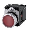 Siemens Taste leuchtend rot flach 22mm LED 24V 3SU11520AB201CA0 Siemens Taste leuchtend rot flach 22mm LED 24V 3SU11520AB201CA0