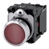 Siemens leuchtend rote LED-Taste 230V 22mm 3SU11560AB201CA0 Siemens leuchtend rote LED-Taste 230V 22mm 3SU11560AB201CA0