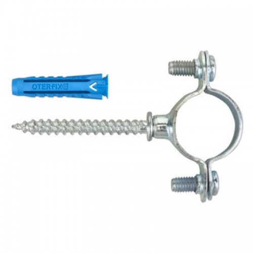Oter steel Clamp with hook and dowel for pipes 2 inches 81060 Oter steel Clamp with hook and dowel for pipes 2 inches 81060