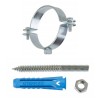 Oter Klemme mit Haken und Dübel Stahl für Rohre 2 1/2 82910 Oter Klemme mit Haken und Dübel Stahl für Rohre 2 1/2 82910