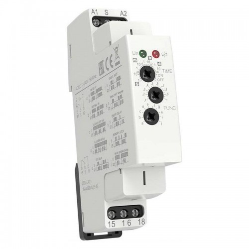 Perry Multifunktions-Zeitrelais 12-240 V DIN-Anschluss 1RT80MTMF Perry Multifunktions-Zeitrelais 12-240 V DIN-Anschluss 1RT80MTMF