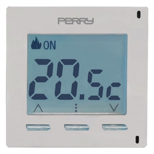 Perry Programmierbarer Thermostat für Unterputz-Schalterprogramme 2 Module 1CRCDG02 Perry Programmierbarer Thermostat für Unterputz-Schalterprogramme 2 Module 1CRCDG02