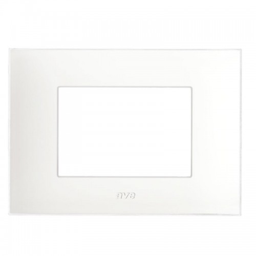Ave Young Plate Sistema 44 Abdeckrahmen Technopolymer 3 Module Weiß 44PJ03BT Ave Young Plate Sistema 44 Abdeckrahmen Technopolymer 3 Module Weiß 44PJ03BT