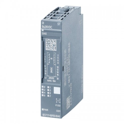Siemens Simatic ET 200SP DC 24V digitales Eingangsmodul 6ES71316BF000CA0 Siemens Simatic ET 200SP DC 24V digitales Eingangsmodul 6ES71316BF000CA0