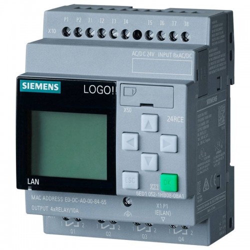 Siemens LOGO! 24RCE Logikmodul 8 DI/4 24V AC/DC 6ED10521HB080BA1 Siemens LOGO! 24RCE Logikmodul 8 DI/4 24V AC/DC 6ED10521HB080BA1