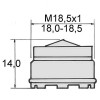 Perlator Neoperl Caché Außengewinde 18,5x1 01515590 Perlator Neoperl Caché Außengewinde 18,5x1 01515590