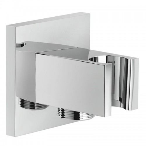 Nobili-Wasserauslauf mit quadratischer Halterung Verchromt AD150/9CR Nobili-Wasserauslauf mit quadratischer Halterung Verchromt AD150/9CR