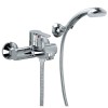 Paffoni Blu Dusch- und Badewannenarmatur mit Handbrause und Schlauch BLU023CR Paffoni Blu Dusch- und Badewannenarmatur mit Handbrause und Schlauch BLU023CR