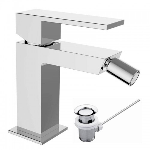 Teorema Pillar Bidet-Armatur mit Ablaufgarnitur und Schläuchen 9K41011-003 Teorema Pillar Bidet-Armatur mit Ablaufgarnitur und Schläuchen 9K41011-003