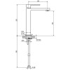 Teorema Pillar hohe Waschtischarmatur mit Ablaufgarnitur und Schläuchen 9K36111-003 Teorema Pillar hohe Waschtischarmatur mit Ablaufgarnitur und Schläuchen 9K36111-003