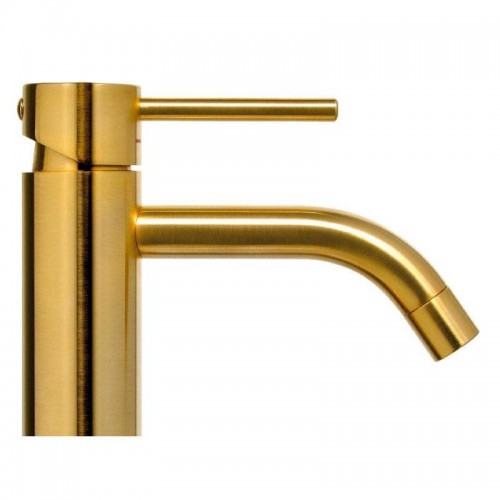 Paffoni Light Waschtischarmatur ohne Ablaufgarnitur gold gebürstet LIG071HGSP Paffoni Light Waschtischarmatur ohne Ablaufgarnitur gold gebürstet LIG071HGSP