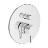 Teorema Jabil 2-3-Wege Abdeckplatte und Hebel für Duscharmatur mit Umsteller verchromt 7301911-001 Teorema Jabil 2-3-Wege Abdeckplatte und Hebel für Duscharmatur mit Umsteller verchromt 7301911-001