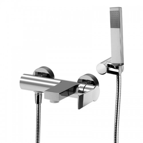 Paffoni Tango Badewannenarmaturmit Wandhalter TA023CR Paffoni Tango Badewannenarmaturmit Wandhalter TA023CR
