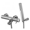 Paffoni Light Aufputz-Badewannenarmatur mit Wandhalterung LIG023CR Paffoni Light Aufputz-Badewannenarmatur mit Wandhalterung LIG023CR