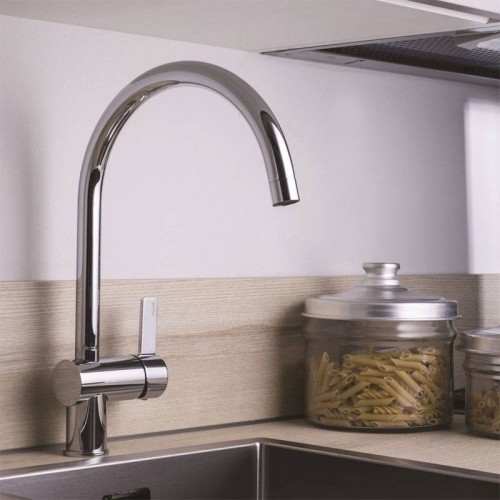 Paffoni Rock Küchenarmatur mit schwenkbarem Auslauf aus Chrom RO180CR Paffoni Rock Küchenarmatur mit schwenkbarem Auslauf aus Chrom RO180CR