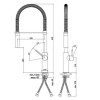 Paffoni Light Küchenarmatur mit schwenkbarem Auslauf LIG179CR Paffoni Light Küchenarmatur mit schwenkbarem Auslauf LIG179CR