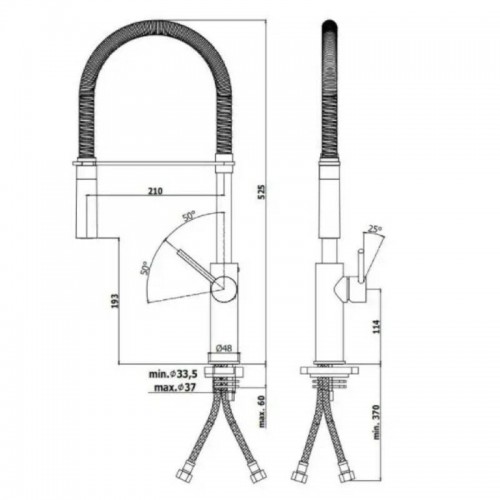 Paffoni Light Küchenarmatur mit schwenkbarem Auslauf LIG179CR Paffoni Light Küchenarmatur mit schwenkbarem Auslauf LIG179CR