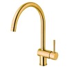 Paffoni Light Küchenarmatur mit schwenkbarem Auslauf gold LIG280HGSP Paffoni Light Küchenarmatur mit schwenkbarem Auslauf gold LIG280HGSP