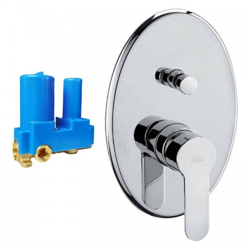 Paffoni Blu Duscharmatur Unterputzmontage mit Umsteller 2-Wege BLU015CR Paffoni Blu Duscharmatur Unterputzmontage mit Umsteller 2-Wege BLU015CR
