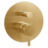 Paffoni Light Unterputz-Duscharmatur mit Umsteller gold LIG015HGSP Paffoni Light Unterputz-Duscharmatur mit Umsteller gold LIG015HGSP