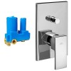 Paffoni Level Unterputz-Duscharmatur mit Chrom-Umsteller LES015CR