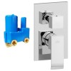 Paffoni Elle Unterputzt-Duscharmatur mit 2 Abgänge Chrom EL018CR