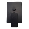 Teorema Pillar 2-3 Wege Platte und Hebel für Dusche mattschwarz 9K019BB-001