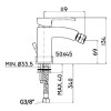 Paffoni Level Bidet-Armatur ohne Ablaufgarnitur verchromt LES131CR Paffoni Level Bidet-Armatur ohne Ablaufgarnitur verchromt LES131CR