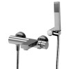 Paffoni Rock Badewannenarmatur mit Wandhalter schwenkbar RO023CR Paffoni Rock Badewannenarmatur mit Wandhalter schwenkbar RO023CR