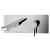 Paffoni Rock Unterputz-Armatur Chrom mit Platte RO104CR