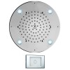 Bossini Oki Flache runde Einbau Kopfbrause mit Farbtherapie I01724000009 Bossini Oki Flache runde Einbau Kopfbrause mit Farbtherapie I01724000009