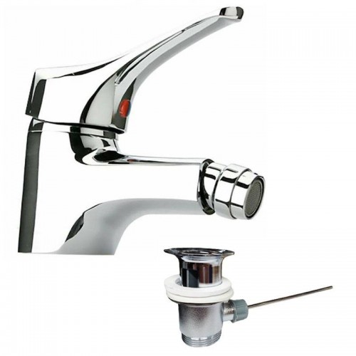 Paini Pilot Bidet-Einhandarmatur mit Ablauf 04CR306P1 Paini Pilot Bidet-Einhandarmatur mit Ablauf 04CR306P1