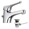 Paini Pilot Waschtisch-Einhandarmatur mit Ablauf 04CR211P1 Paini Pilot Waschtisch-Einhandarmatur mit Ablauf 04CR211P1