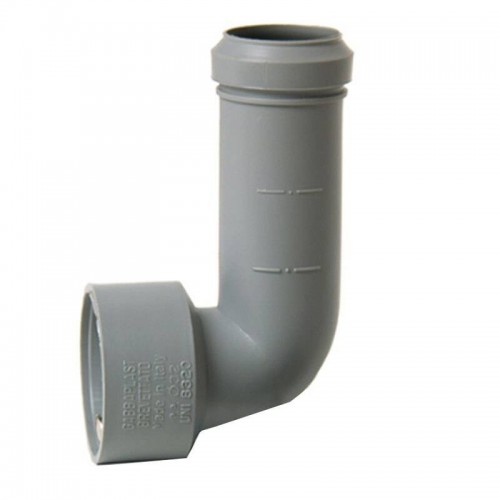 Bampi 90 Grad technisches Winkelstück für WC-Abflussrohr Durchmesser 32/50 mm SW3250FF Bampi 90 Grad technisches Winkelstück für WC-Abflussrohr Durchmesser 32/50 mm SW3250FF