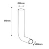 Bampi Abflussrohr für Toilettenspülkästen Durchmesser 50/32 mm CRIGIO09 Bampi Abflussrohr für Toilettenspülkästen Durchmesser 50/32 mm CRIGIO09