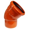 Bampi PVC 45-Grad-Bogen mit Dichtung Durchmesser 110/100 mm BPV111045 Bampi PVC 45-Grad-Bogen mit Dichtung Durchmesser 110/100 mm BPV111045