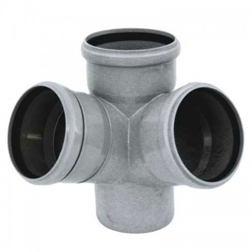 Bampi Doppelabzweig-Rohr 67,5 Grad aus PP D 110/110/110 mm BEASCG110 Bampi Doppelabzweig-Rohr 67,5 Grad aus PP D 110/110/110 mm BEASCG110