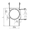 Bampi Doppelabzweig-Rohr 67,5 Grad aus PP D 110/110/110 mm BEASCG110 Bampi Doppelabzweig-Rohr 67,5 Grad aus PP D 110/110/110 mm BEASCG110