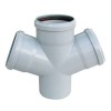 Bampi Bampi Doppelabzweig-Rohr 67,5 Grad aus PP D 110/110/110 mm BDA111167 Bampi Bampi Doppelabzweig-Rohr 67,5 Grad aus PP D 110/110/110 mm BDA111167