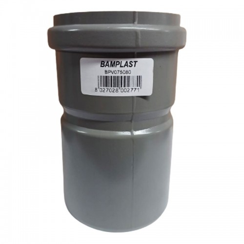 Bampi PVC-Anschluss mit Dichtung Durchmesser I 75/ A 80 mm BPV075080 Bampi PVC-Anschluss mit Dichtung Durchmesser I 75/ A 80 mm BPV075080