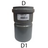 Bampi PVC-Anschluss mit Dichtung Durchmesser I 75/ A 80 mm BPV075080 Bampi PVC-Anschluss mit Dichtung Durchmesser I 75/ A 80 mm BPV075080