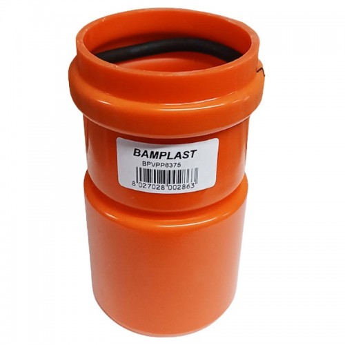 Bampi PVC-Anschluss mit Dichtung Durchmesser I 63/ A 75 mm BPVPP6375 Bampi PVC-Anschluss mit Dichtung Durchmesser I 63/ A 75 mm BPVPP6375