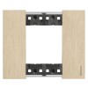 Bticino Living Now 2 Module Abdeckrahmen Farbe Gold KA4802ZW Bticino Living Now 2 Module Abdeckrahmen Farbe Gold KA4802ZW